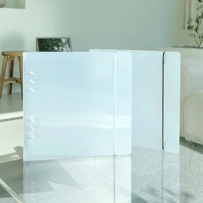 Yudaeng - Wide A5 - Translucent PP Square Cover Binder - Yudaengdotcom - File Storage - Harumio