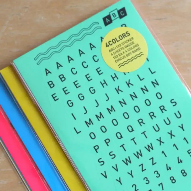 Circus Boy Band - Abc123 Stickers - Circus Boy Band - Decorative Stickers - Harumio Circus Boy Band - Abc123 Stickers - Circus Boy Band - Decorative Stickers - Harumio