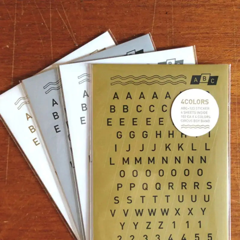 Circus Boy Band - Abc123 Stickers - Circus Boy Band - Decorative Stickers - Harumio