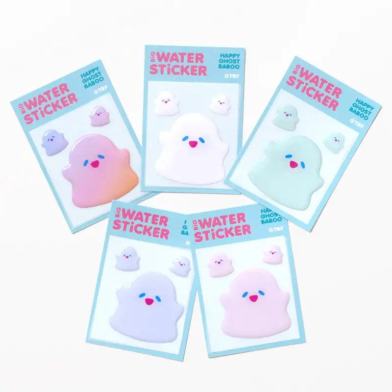 The Recorder Factory - Happy Ghost Baboo Big Water Sticker - The Recorder Factory - Accessories - Harumio