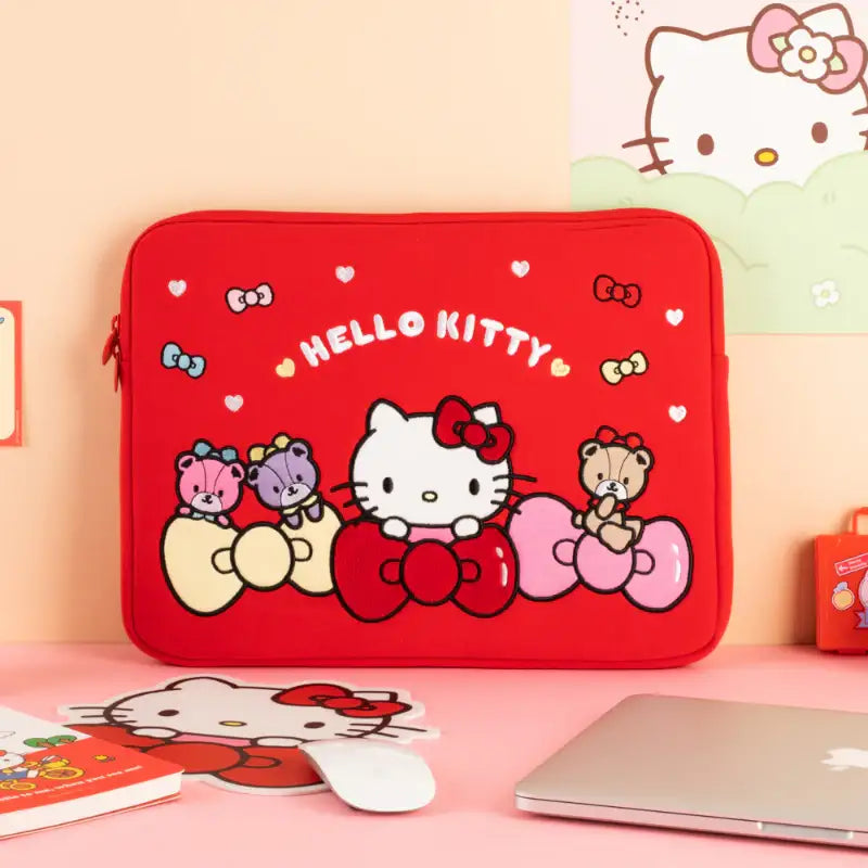 Sanrio x 10x10 - Laptop Pouch - Sanrio x 10x10 - Laptop Pouch - Harumio Sanrio x 10x10 - Laptop Pouch - Sanrio x 10x10 - Laptop Pouch - Harumio