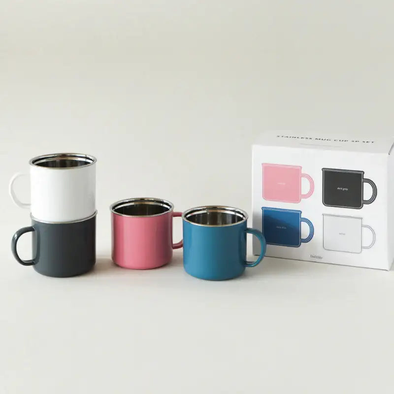 Dailylike x 10x10 - Stainless Mug Set - Dailylike x 10x10 - Kitchenware - Harumio