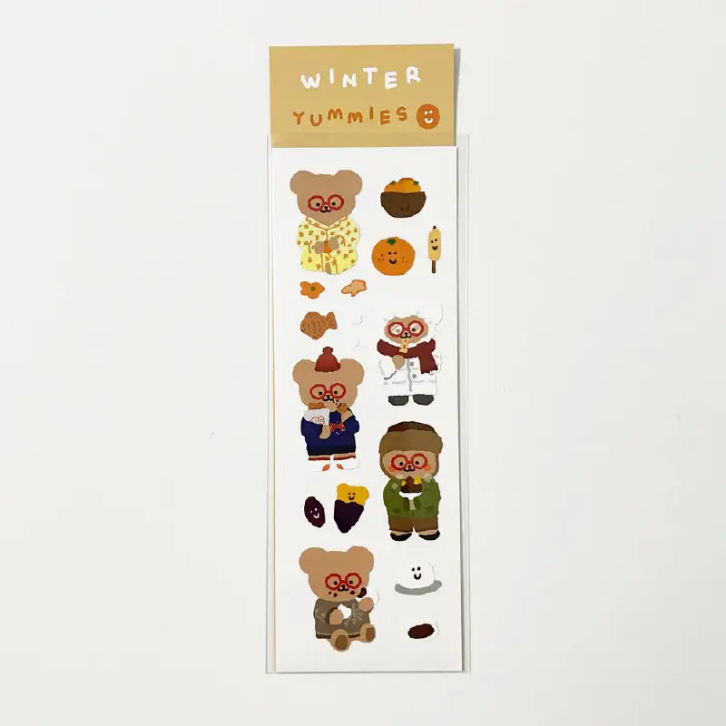 Teteum - Winter Sticker - Teteum - Stationary - Harumio