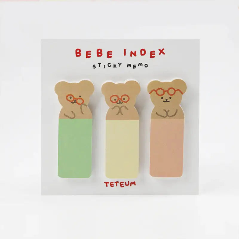 Teteum - Bebe Index Sticky Memo - Teteum - Stationary - Harumio