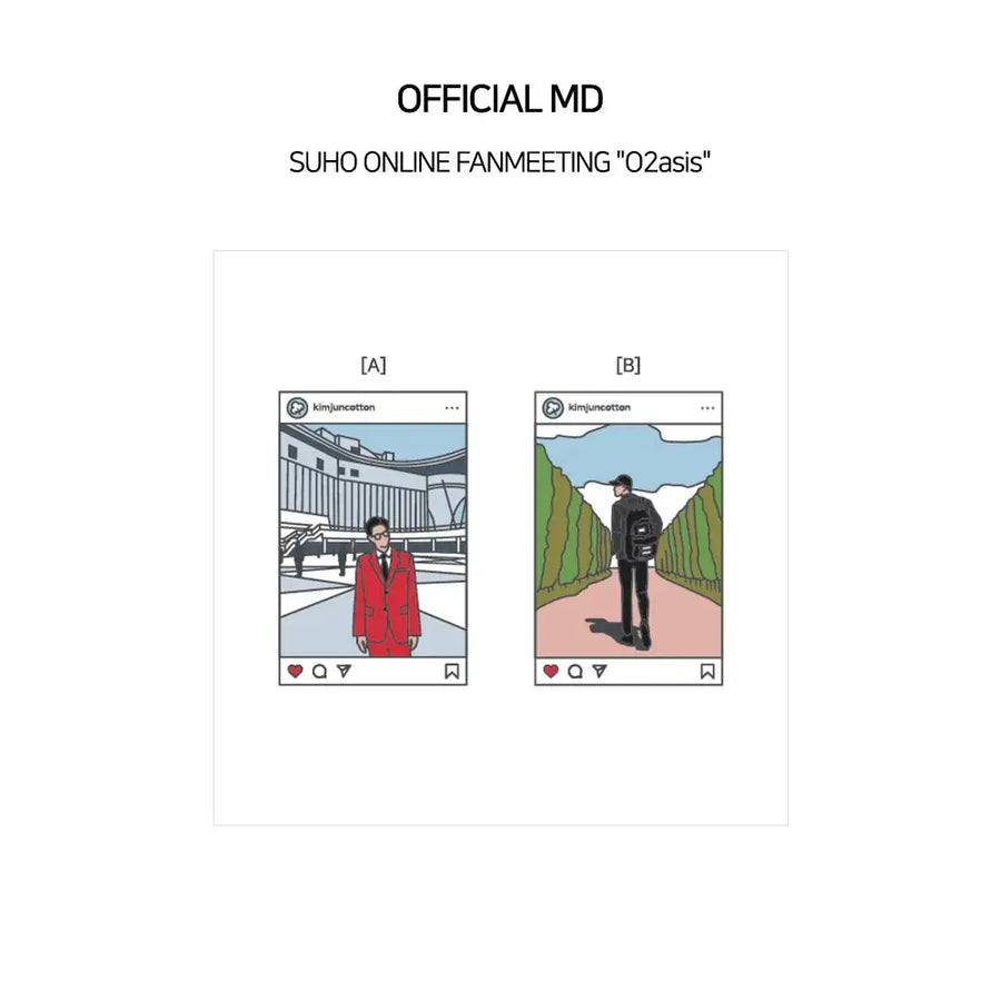 Suho - Online fan meeting 'O2asis' Badge - Suho - Accessories - Harumio