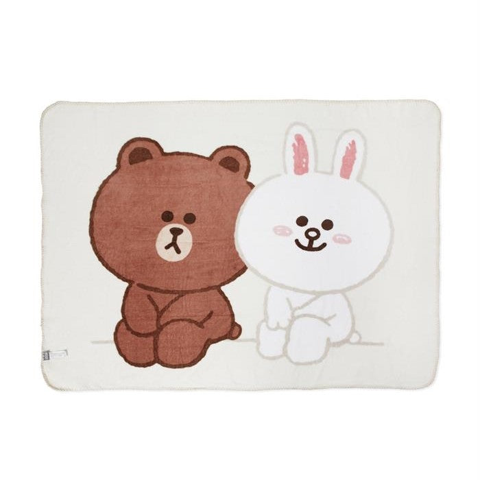 Line Friends - Brown and Cony Basic Blanket