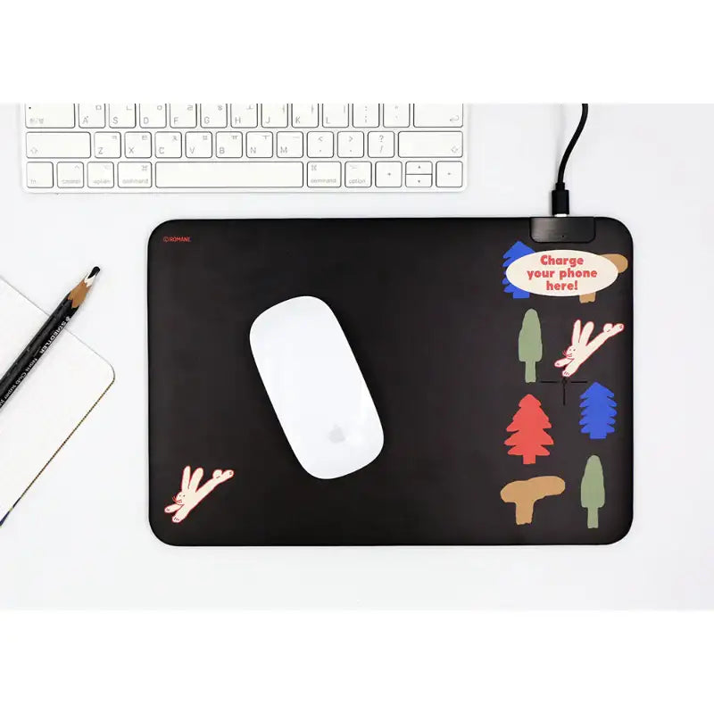 Romane x 10x10 - Brunch Brother Fast Wireless Charging Mousepad - Romane - Accesories - Harumio