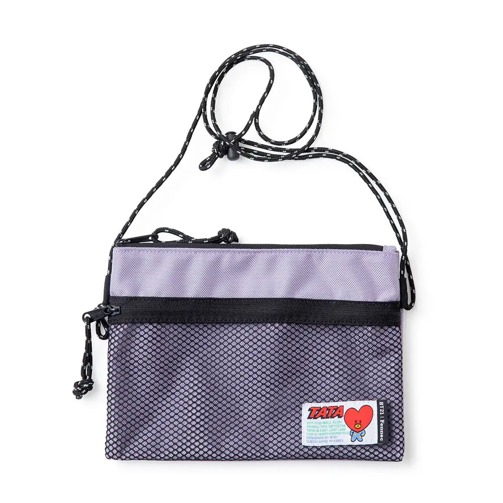 BT21 x Fennec - Mesh Mini Cross Bag - BT21 - Bag - Harumio BT21 x Fennec - Mesh Mini Cross Bag - BT21 - Bag - Harumio