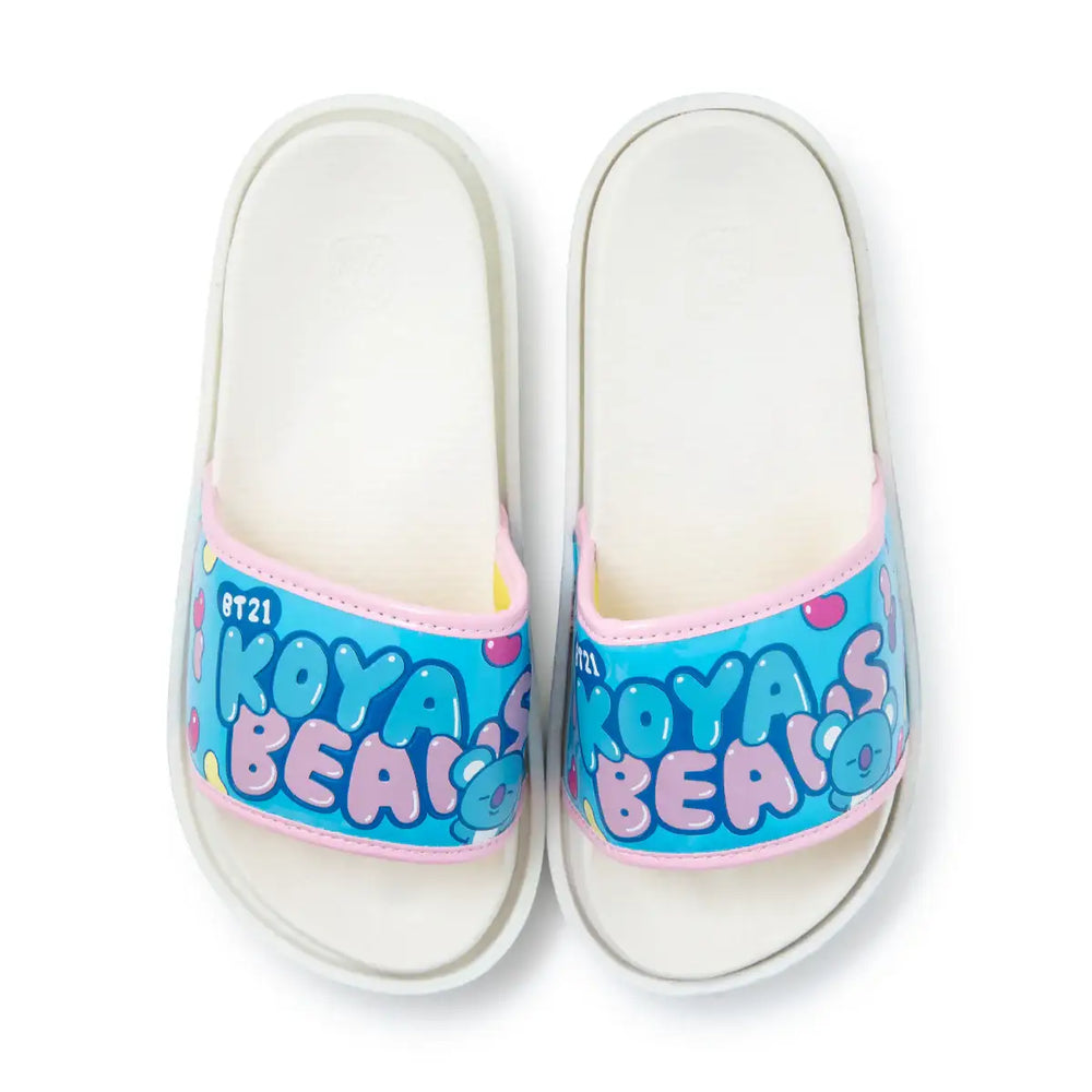 BT21 - Switfish Platform Slide Slippers - BT21 - Slipper - Harumio BT21 - Switfish Platform Slide Slippers - BT21 - Slipper - Harumio