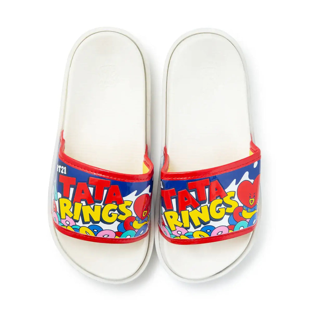 BT21 - Switfish Platform Slide Slippers - BT21 - Slipper - Harumio BT21 - Switfish Platform Slide Slippers - BT21 - Slipper - Harumio