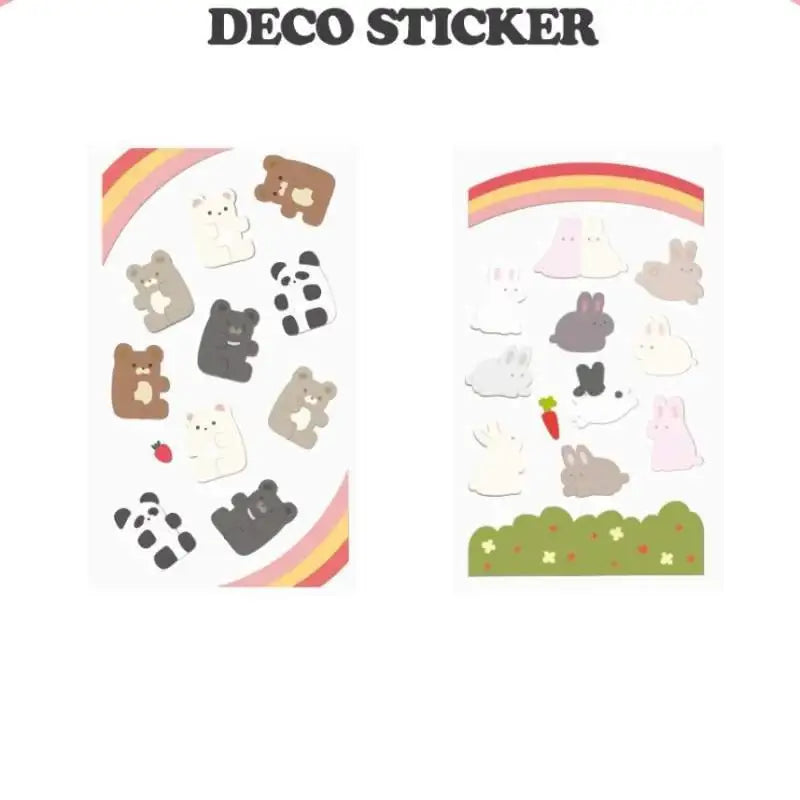 Be On D - After The Rain Bear & Rabbit Sticker - Be On D - Stationery - Harumio