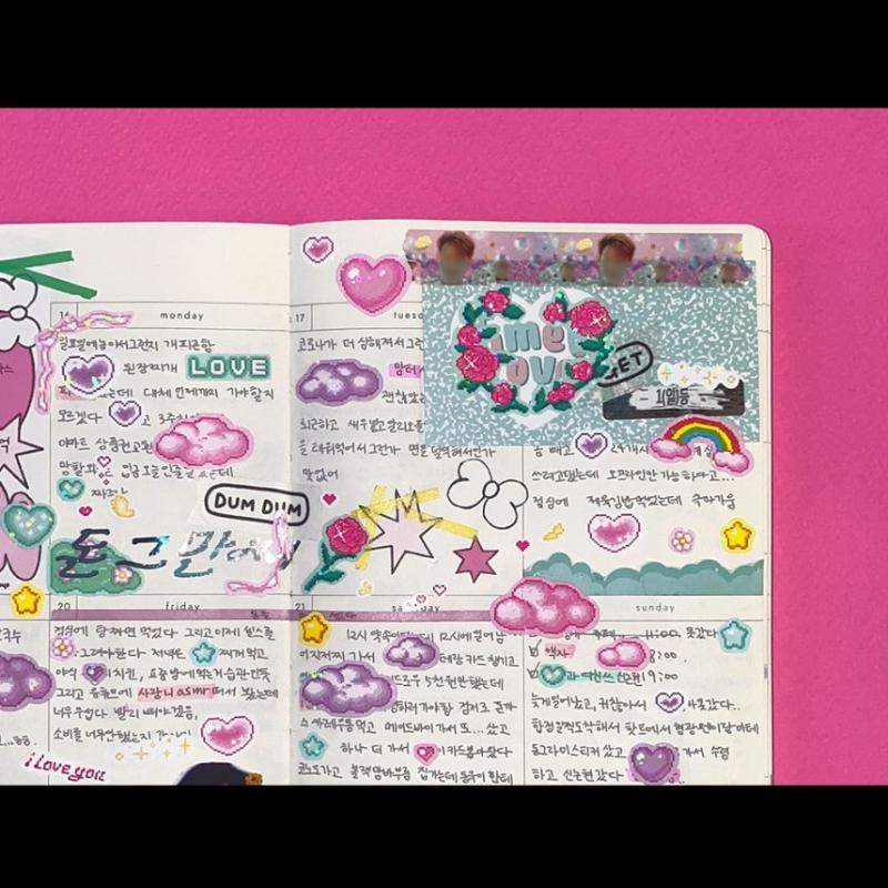 Be On D - After The Rain Cyber Love Twinkle Seal Sticker - Be On D - Stationery - Harumio Be On D - After The Rain Cyber Love Twinkle Seal Sticker - Be On D - Stationery - Harumio