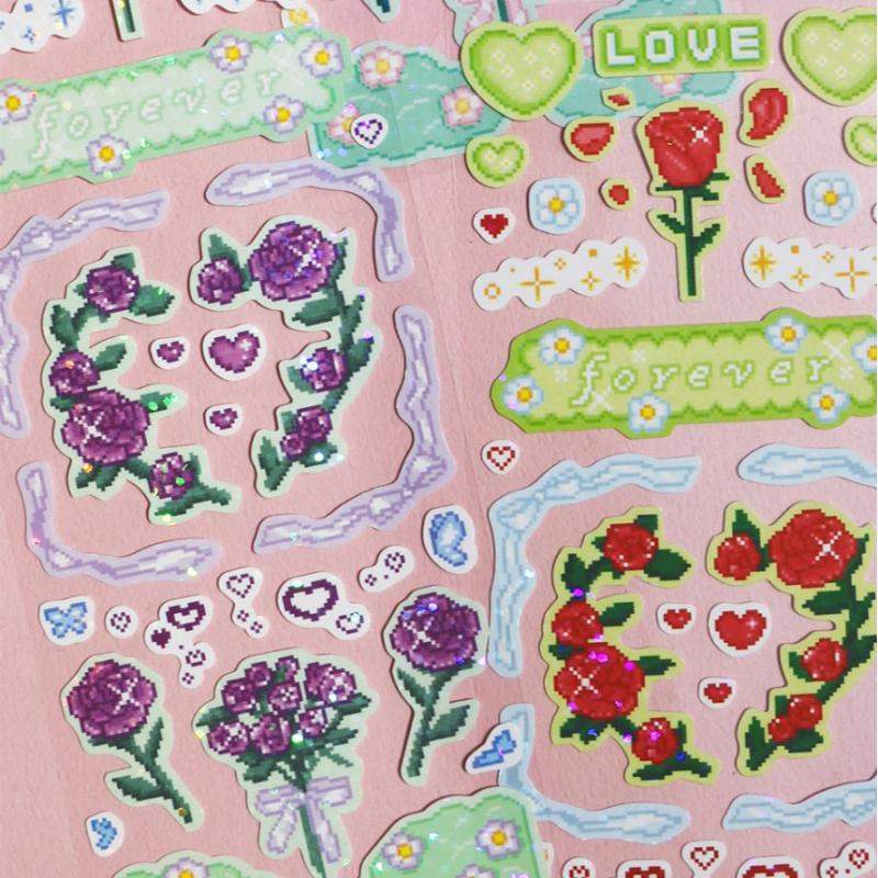 Be On D - After The Rain Cyber Love Twinkle Seal Sticker - Be On D - Stationery - Harumio Be On D - After The Rain Cyber Love Twinkle Seal Sticker - Be On D - Stationery - Harumio