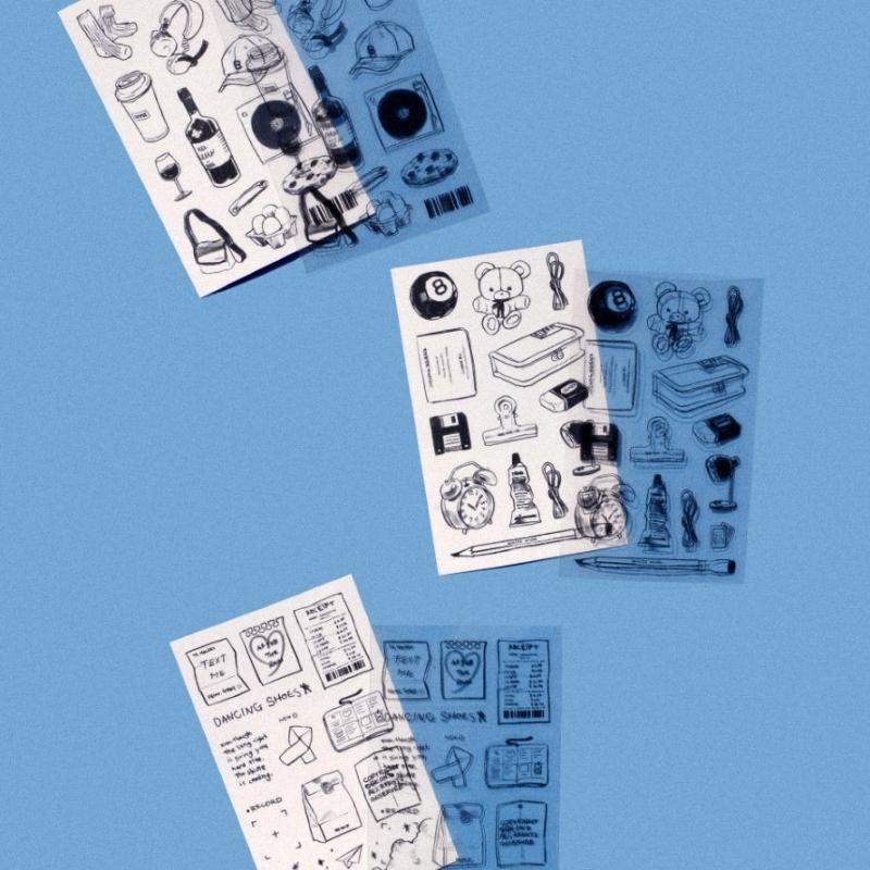Be On D - After The Rain Object Sticker - Be On D - Stationery - Harumio Be On D - After The Rain Object Sticker - Be On D - Stationery - Harumio