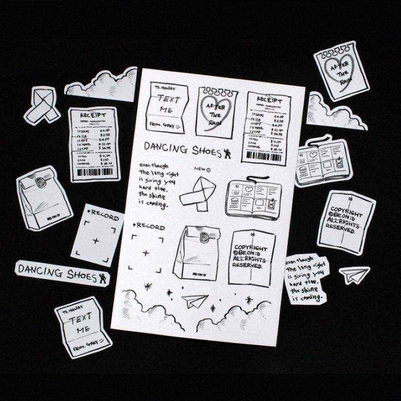 Be On D - After The Rain Object Sticker - Be On D - Stationery - Harumio Be On D - After The Rain Object Sticker - Be On D - Stationery - Harumio