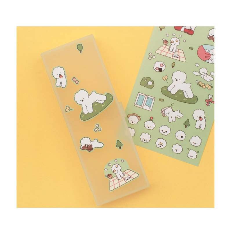 Be On D - After The Rain Rabbit & Dog Sticker - Be On D - Stationery - Harumio Be On D - After The Rain Rabbit & Dog Sticker - Be On D - Stationery - Harumio