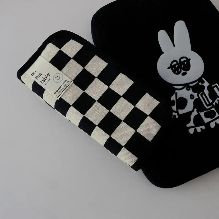 Be on D - On The Table - Pencil Case (Checkerboard) - Be on D - Storage & Organization - Harumio