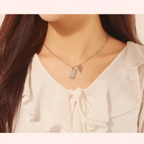 OST x Cardcaptor Sakura - Card Key Steel Necklace - OST - Jewelry - Harumio OST x Cardcaptor Sakura - Card Key Steel Necklace - OST - Jewelry - Harumio