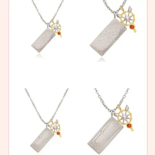 OST x Cardcaptor Sakura - Card Key Steel Necklace - OST - Jewelry - Harumio OST x Cardcaptor Sakura - Card Key Steel Necklace - OST - Jewelry - Harumio
