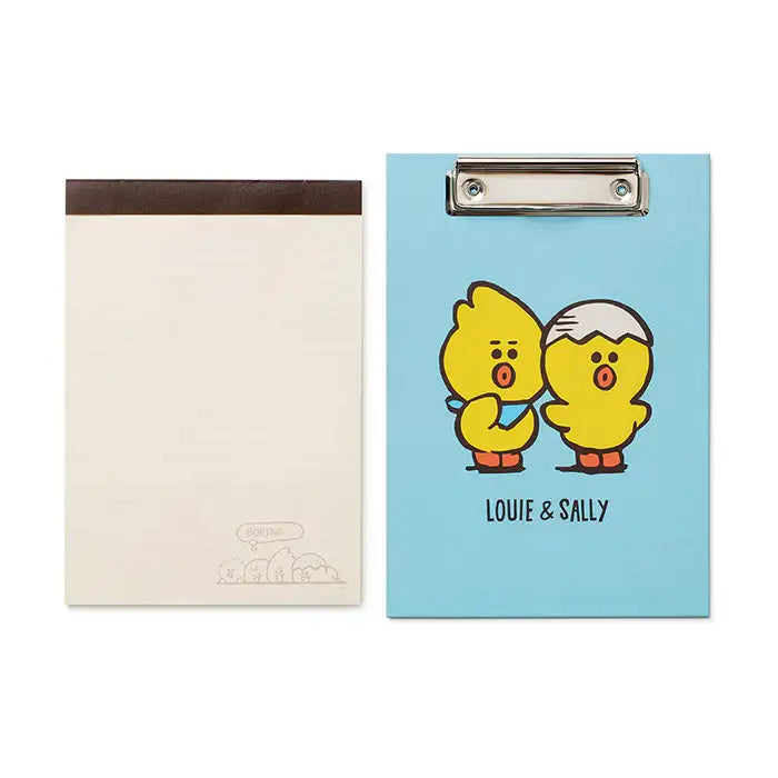 Line Friends - Sally & Friends Clipboard Note Set - Line Friends - Accessories - Harumio Line Friends - Sally & Friends Clipboard Note Set - Line Friends - Accessories - Harumio