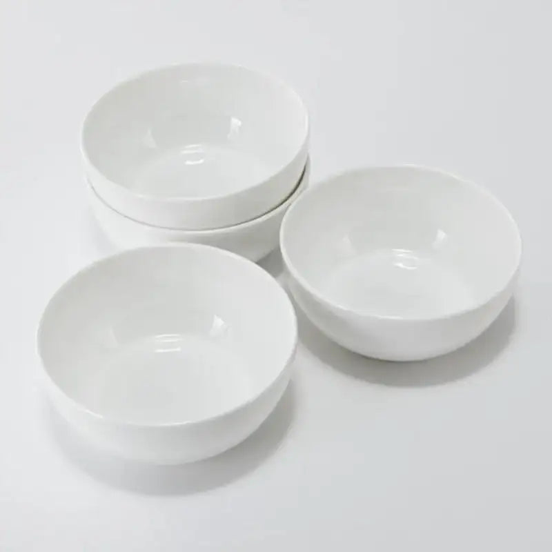 Korean WOW ROUND Bone China Soup Bowl Set 4P - Modern House - Kitchenware - Harumio