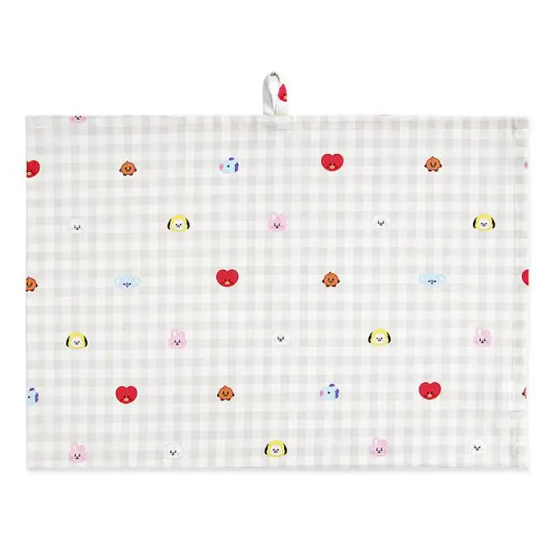 BT21- Baby Checked Table Mat - LINE FRIENDS - Kitchenware - Harumio BT21- Baby Checked Table Mat - LINE FRIENDS - Kitchenware - Harumio