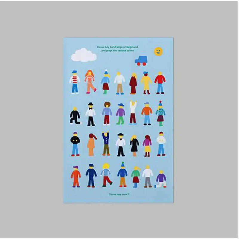 Circus Boy Band - Sticker M 02 - Circus Boy Band - Sticker - Harumio Circus Boy Band - Sticker M 02 - Circus Boy Band - Sticker - Harumio