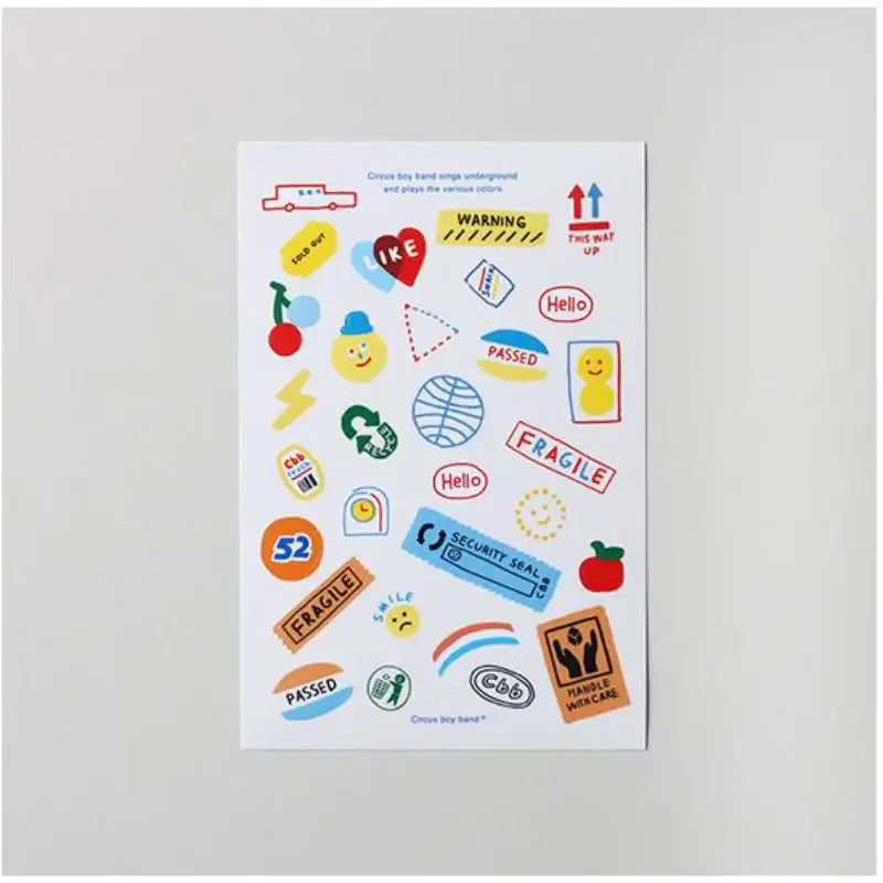 Circus Boy Band - Sticker M 01 - Circus Boy Band - Sticker - Harumio Circus Boy Band - Sticker M 01 - Circus Boy Band - Sticker - Harumio