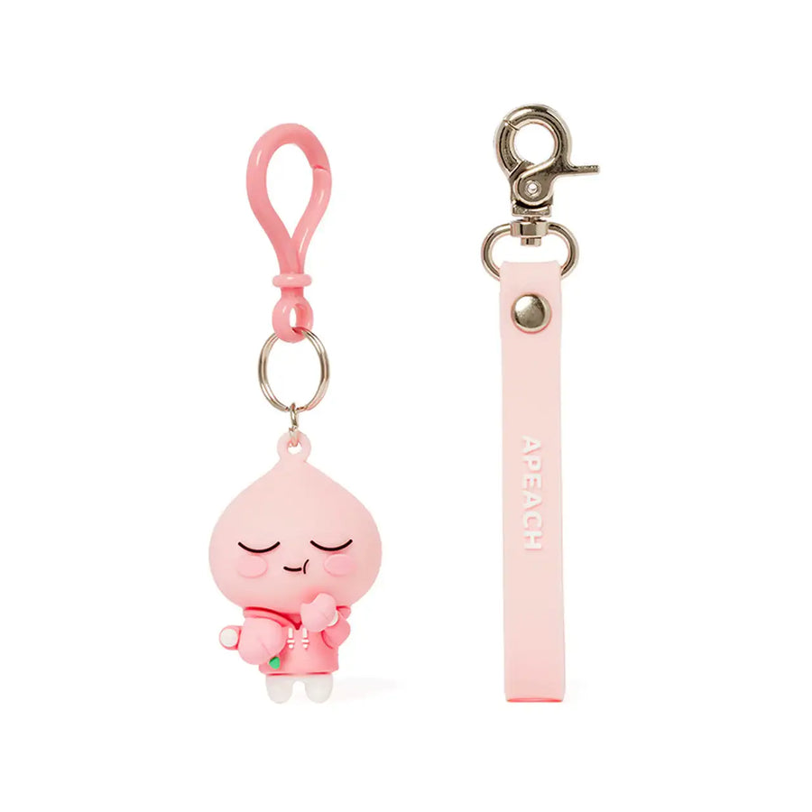 Kakao Friends - Apeach AirPod Figure Keyring - Kakao Friends - Accessories - Harumio