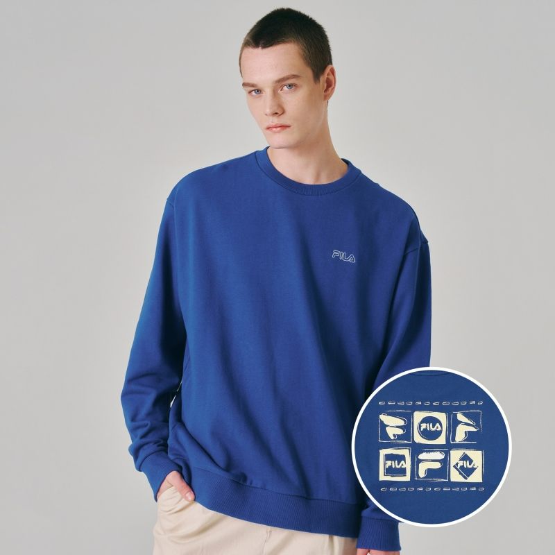 FILA - Loose Fit F-BOX Logo Sweatshirt – Harumio