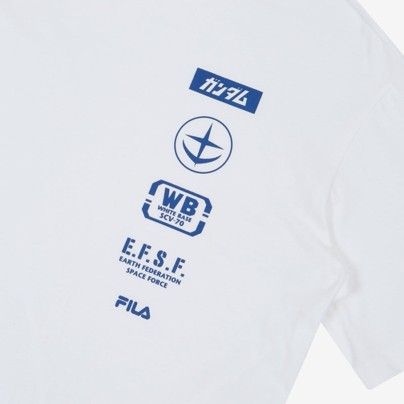 FILA x Gundam - EFSF Multi Logo T-shirt