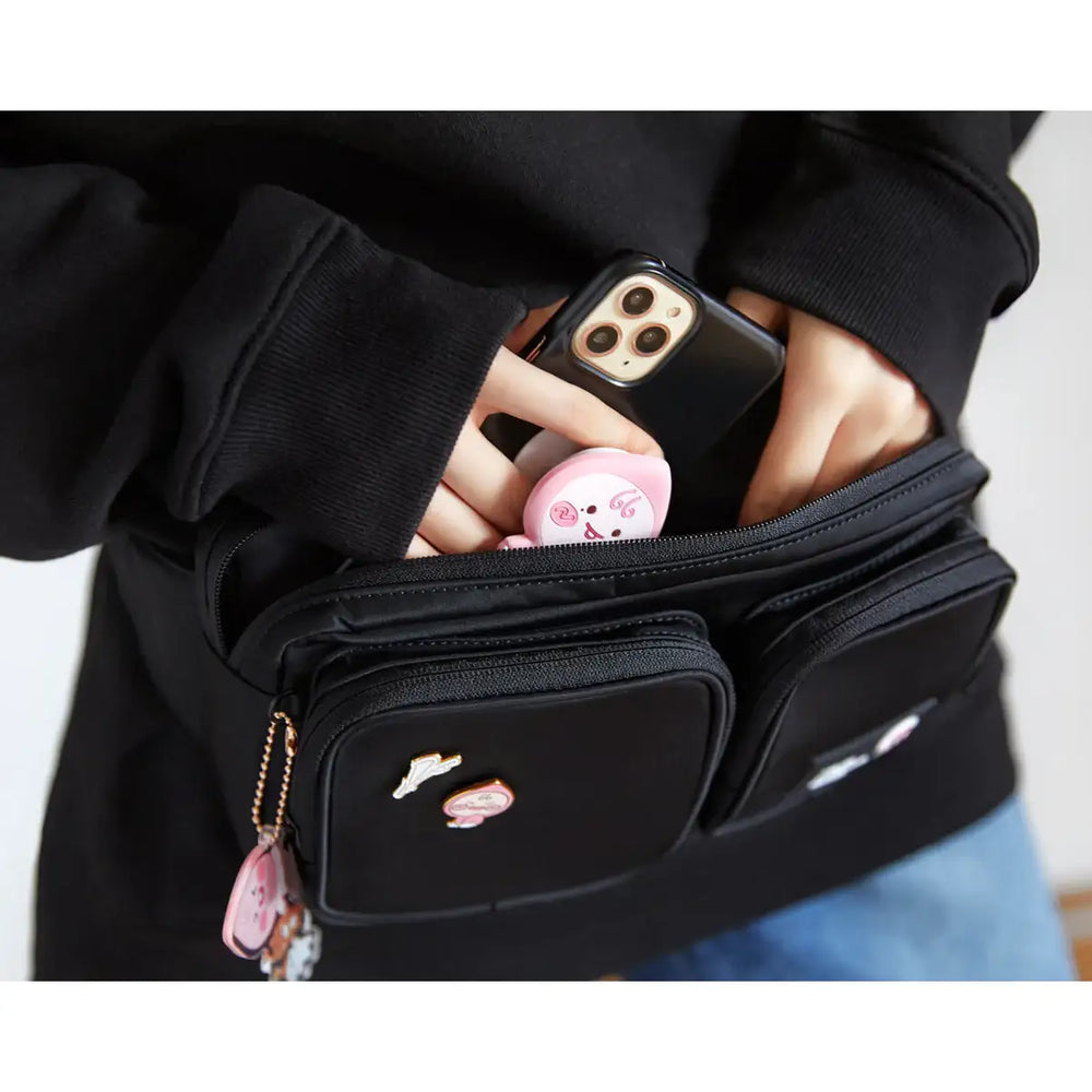 Apeach x KangDaniel - Apeach Hip Sack - Apeach x KangDaniel - Accessories - Harumio Apeach x KangDaniel - Apeach Hip Sack - Apeach x KangDaniel - Accessories - Harumio