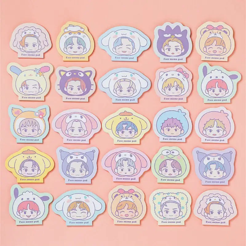 NCT x Sanrio - Face Memo Pad - Sanrio - Memo Pad - Harumio