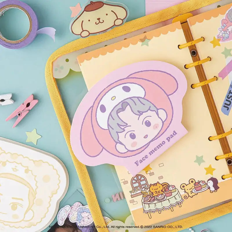 NCT x Sanrio - Face Memo Pad - Sanrio - Memo Pad - Harumio