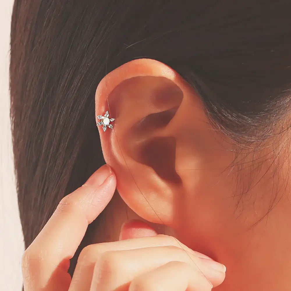 OST - Snow Flower Silver Ear Piercing - OST - Jewelry - Harumio OST - Snow Flower Silver Ear Piercing - OST - Jewelry - Harumio