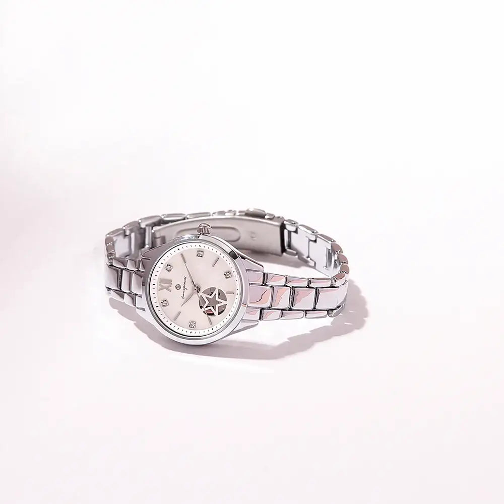 OST - My Star Luminous Dial Women's Silver Metal Watch - OST - Watch - Harumio
