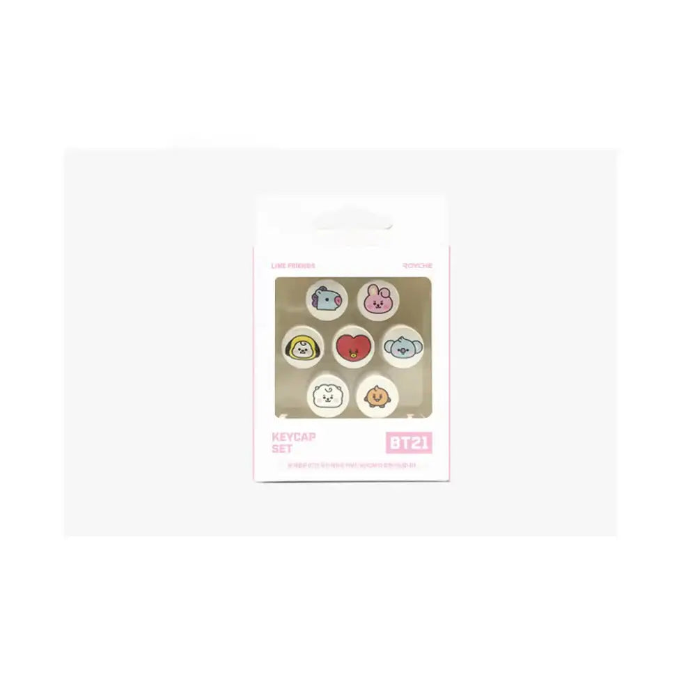 BT21 x Royche - Baby Retro Keyboard Keycap Set - BT21 x Royche - Keycap - Harumio