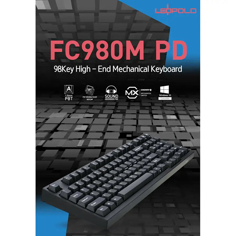 Leopold - FC980M PD Mechanical Keyboard - English - Leopold - Mechanical Keyboard - Harumio
