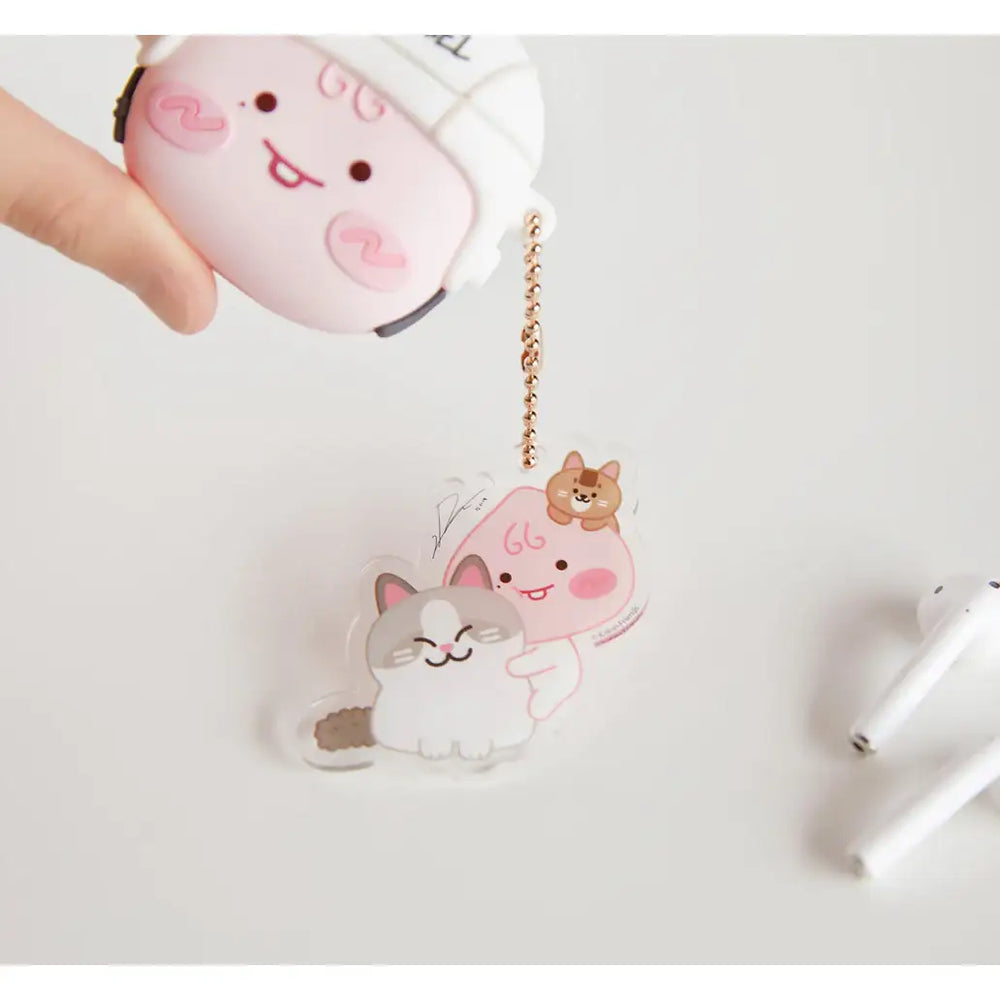 Apeach x KangDaniel - Apeach Transparent Keyring - Apeach x KangDaniel - Accessories - Harumio Apeach x KangDaniel - Apeach Transparent Keyring - Apeach x KangDaniel - Accessories - Harumio