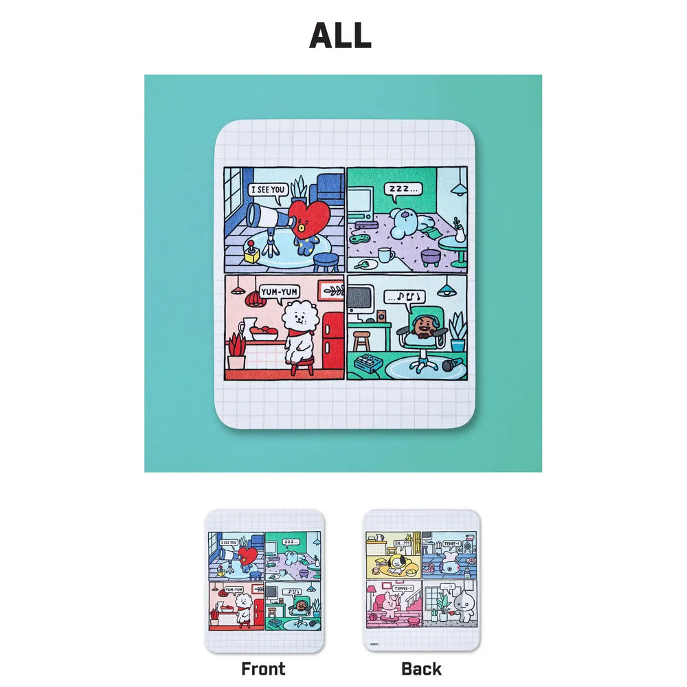 BT21 x LookOptical - Small Lens Cleaning Cloth Set - BT21 x LookOptical - Accessories - Harumio BT21 x LookOptical - Small Lens Cleaning Cloth Set - BT21 x LookOptical - Accessories - Harumio