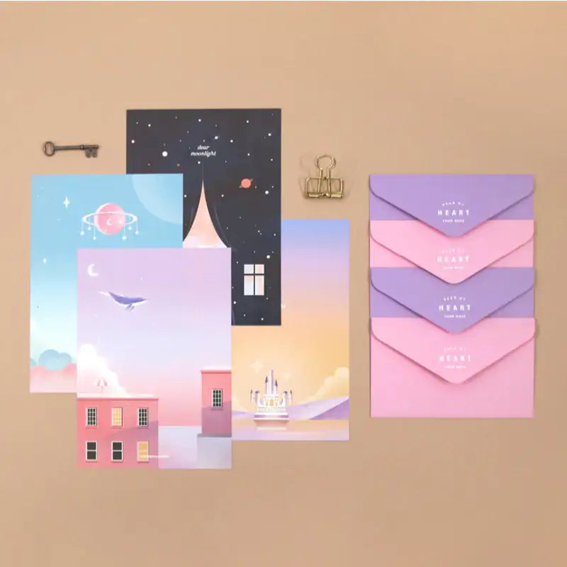 Second Mansion x 10x10 - Moonlight Letter Set - 10x10 - Accessories - Harumio