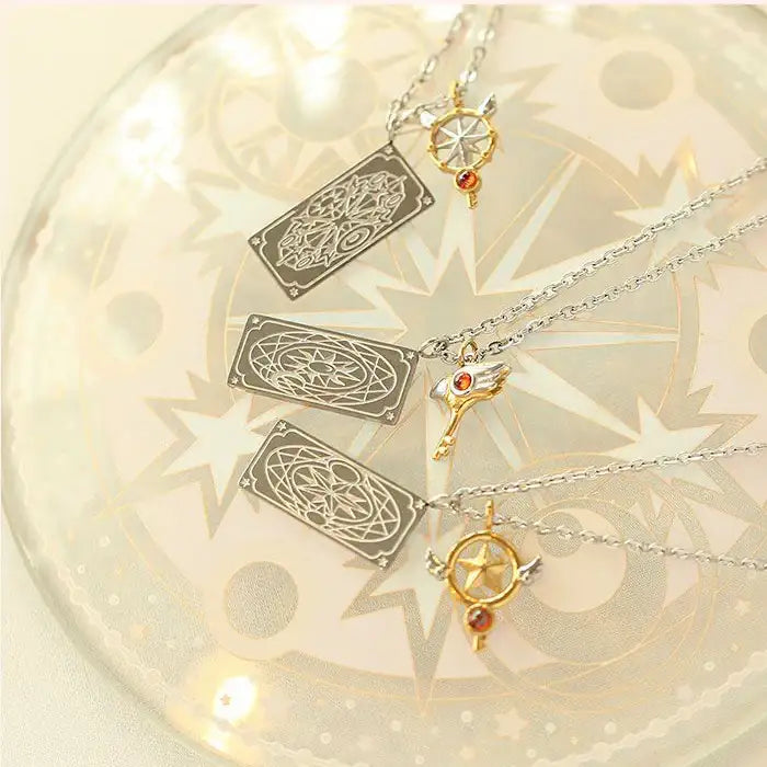 OST x Cardcaptor Sakura - Card Key Steel Necklace - OST - Jewelry - Harumio