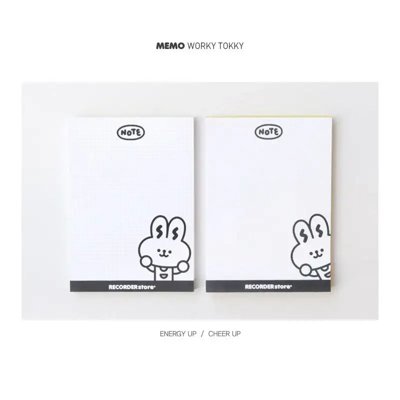 The Recorder Factory - Worky Tokky Memopad - The Recorder Factory - Accessories - Harumio