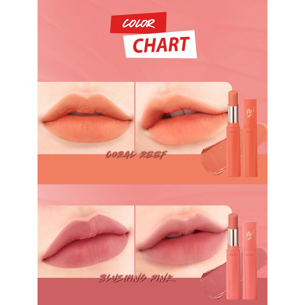 CLIO x WooSeok - Mad Matte Stain Lipstick