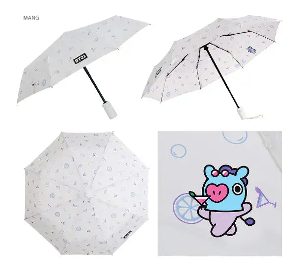 BT21 x Monopoly - Dolce Safety Automatic Folding Umbrella - Monopoly - Umbrella - Harumio BT21 x Monopoly - Dolce Safety Automatic Folding Umbrella - Monopoly - Umbrella - Harumio