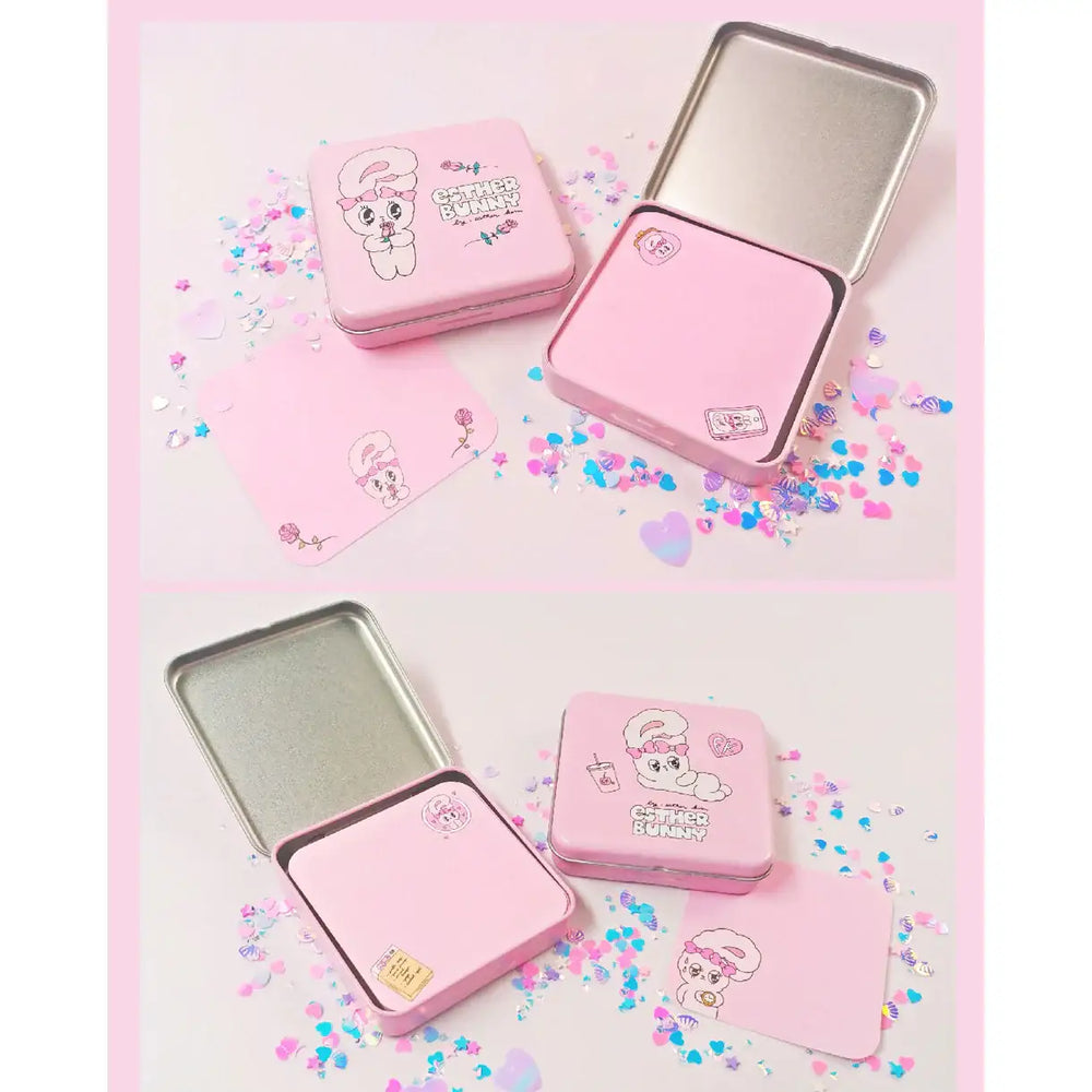 Esther Bunny - Tin Memo Case with Note Sheets - Esther Bunny - Accessories - Harumio Esther Bunny - Tin Memo Case with Note Sheets - Esther Bunny - Accessories - Harumio