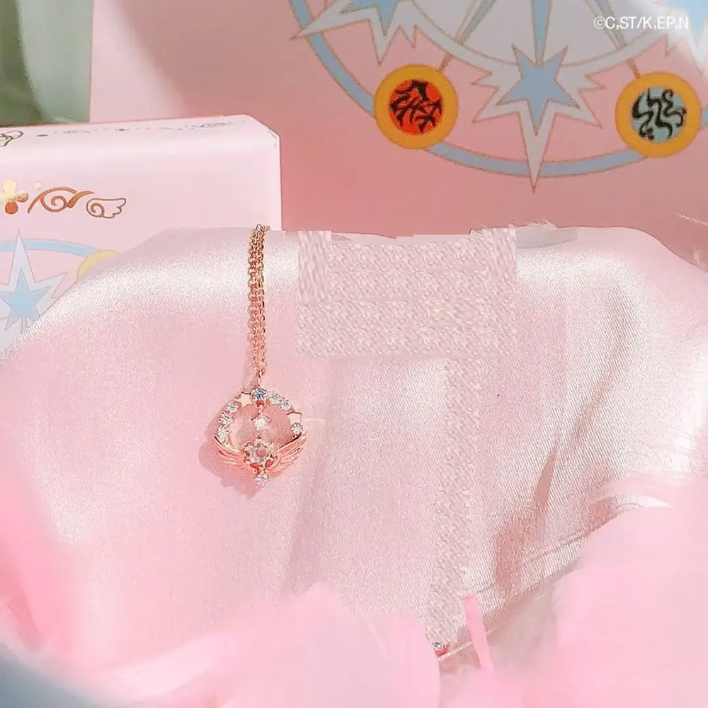 OST x Cardcaptor Sakura - Dream Wand 6 Stars Silver Necklace - OST - Jewelry - Harumio