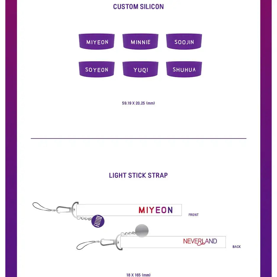 (G)I-DLE - Official Merch - Light Stick - (G)I-DLE - Light Stick - Harumio (G)I-DLE - Official Merch - Light Stick - (G)I-DLE - Light Stick - Harumio