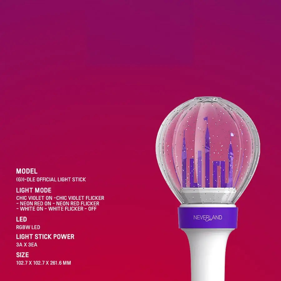 (G)I-DLE - Official Merch - Light Stick - (G)I-DLE - Light Stick - Harumio (G)I-DLE - Official Merch - Light Stick - (G)I-DLE - Light Stick - Harumio