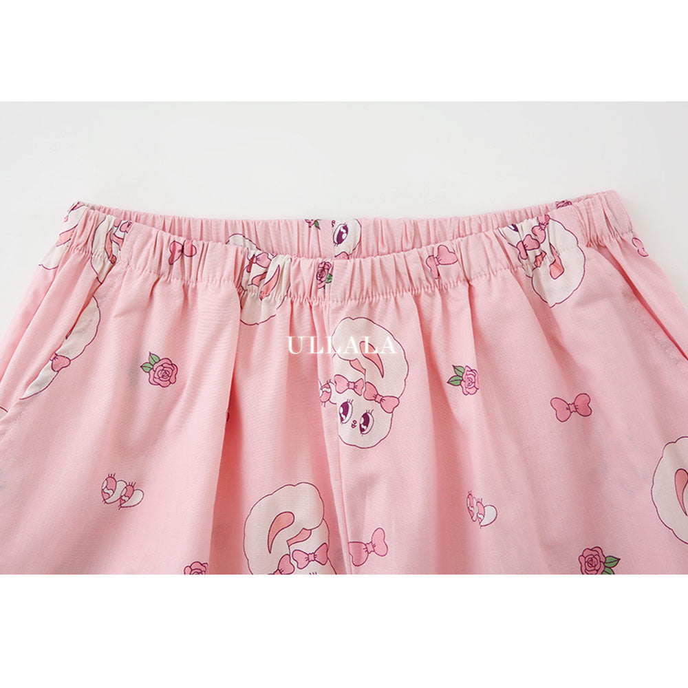 Esther Bunny x Ullala - Heart Bunny Pajama Shorts